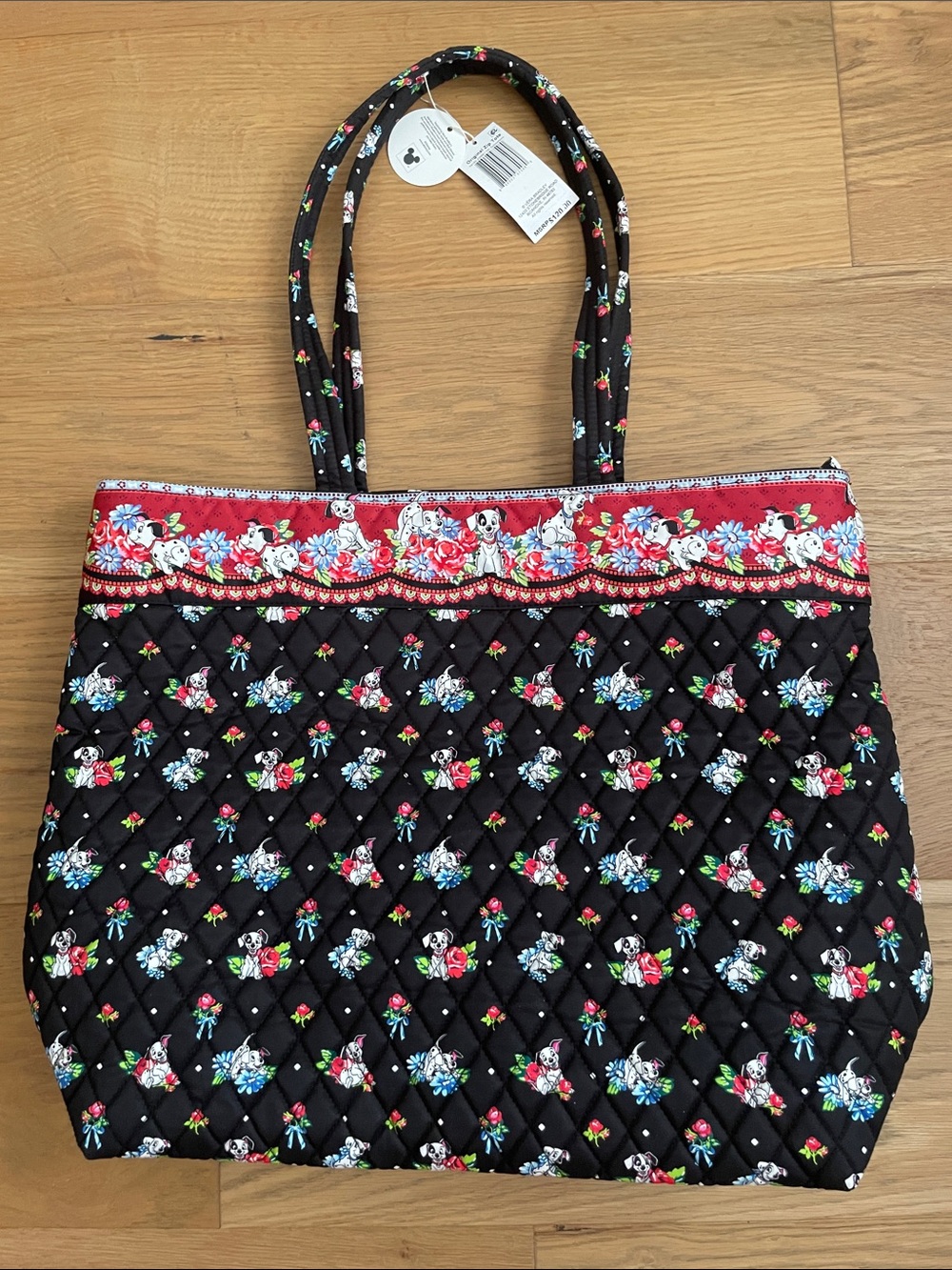 Vera Bradley Disney 101 Dalmations Original Zip Tote, NWT - Picture 4 of 10